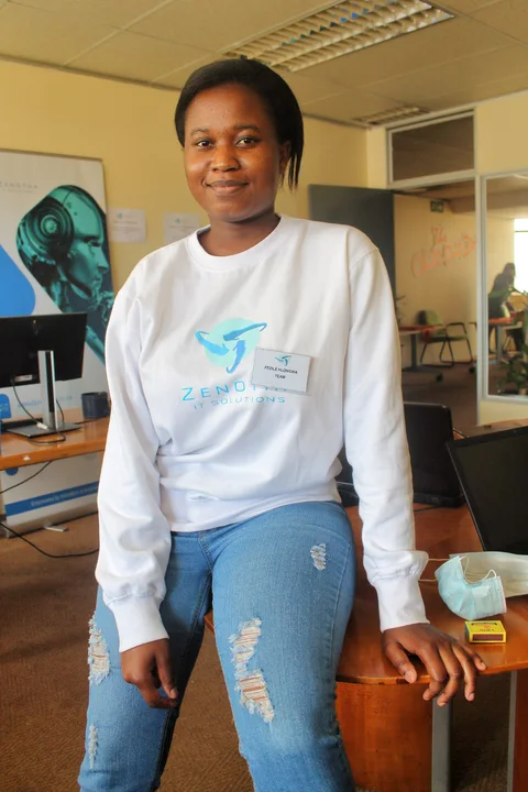 A participant at a Zenotha training activity