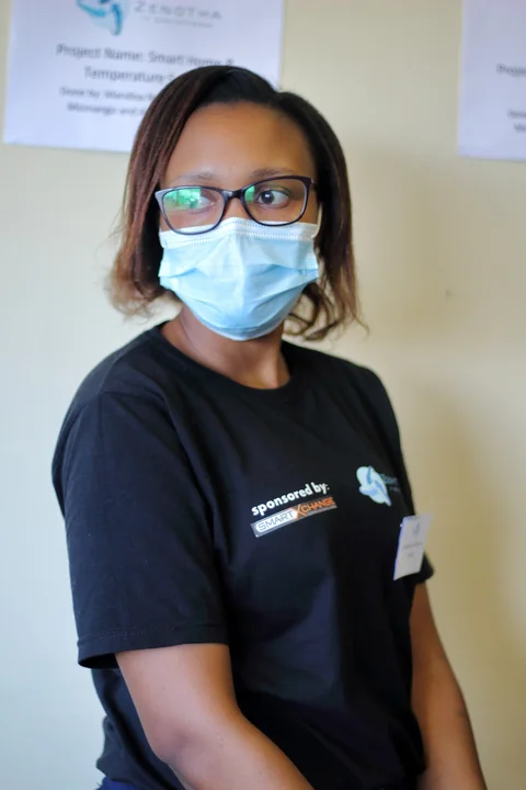 A participant at a practical learning event